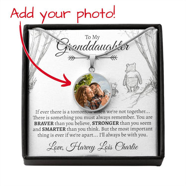 Personalized Granddaughter Birth Flower Necklace (custom) - Love You This Much
